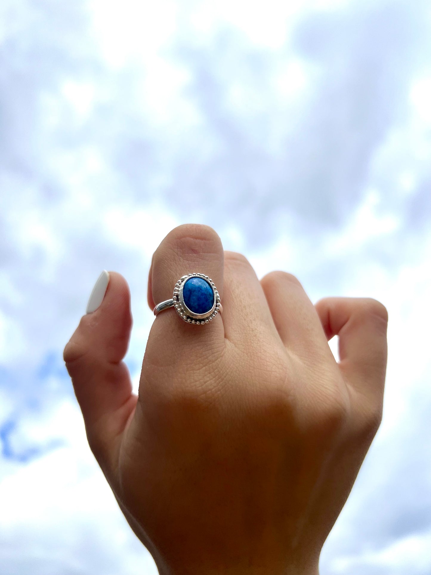 lapis lazuli oval ring