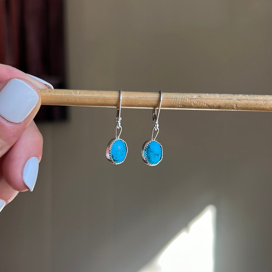 turquoise dangle earrings