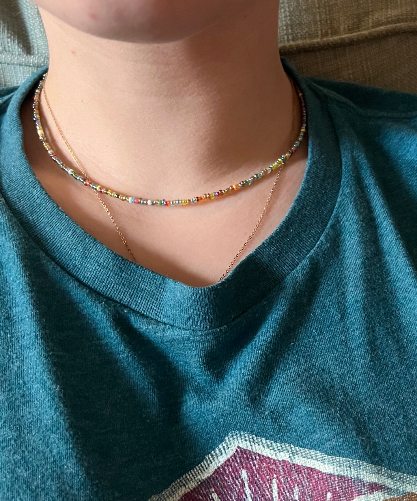 Multicolor Beaded Necklace